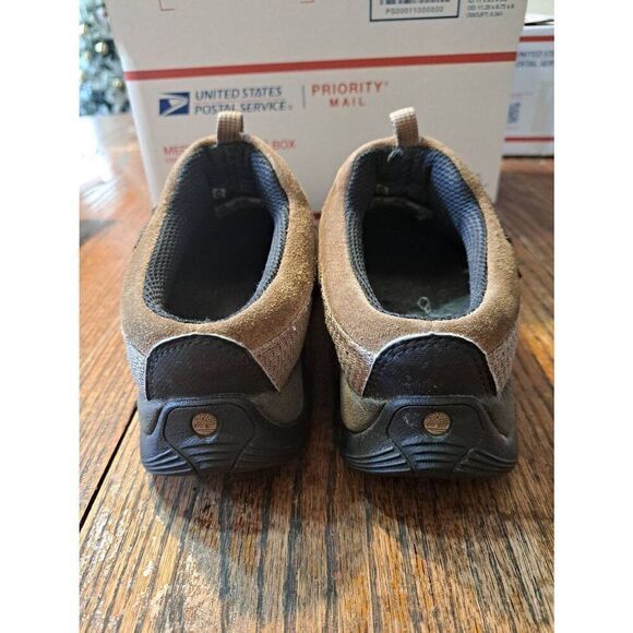 5M Timberland Brown Leather ACT Active Comfort Technology Low Back Slip On Shoes - Picture 5 of 8